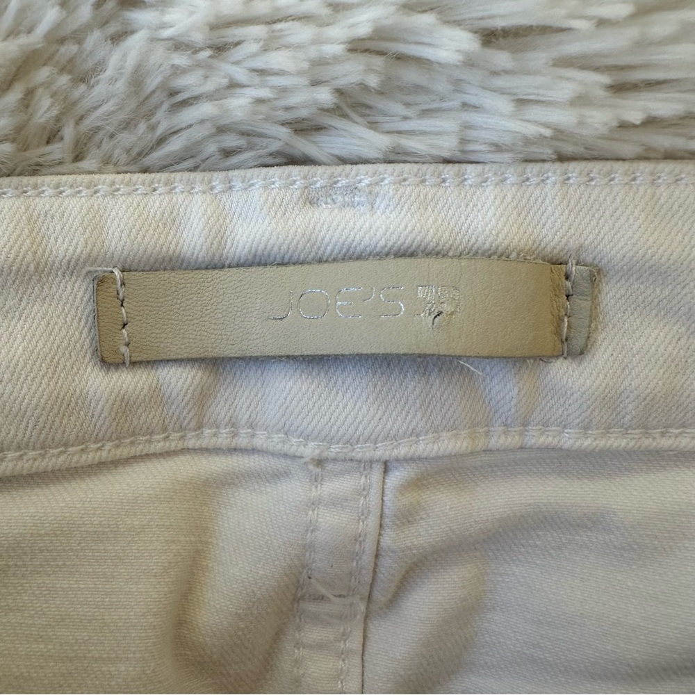 Joe's Jeans The Icon Skinny Mid Rise White Skinny Jeans Size: 27 - Picture 5 of 9